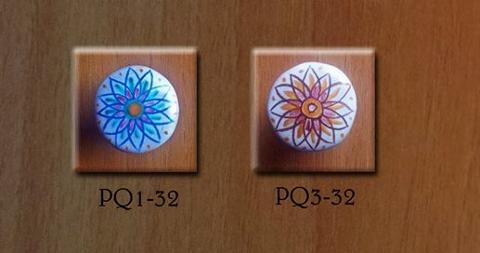 Pomello personalizzato- Fiore geometrico Laura Buzzetta - PomArt personalizzato