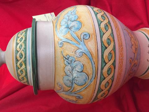 Apotiche vaso elegante altezza 36 cm Laura Buzzetta ceramica arredo