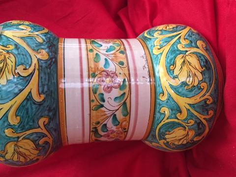 Vaso da farmacia elegante altezza 38 cm Laura Buzzetta ceramica arredo