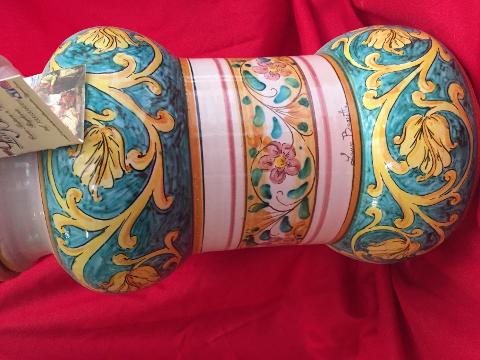 Vaso da farmacia elegante altezza 38 cm Laura Buzzetta ceramica arredo
