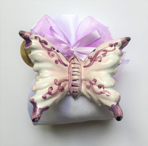 Farfalle - bomboniera personalizzata matrimonio, nascita, comunione, battesimo, laurea, anniversari Laura Buzzetta bomboniere ceramica