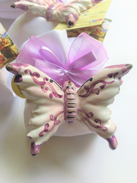 Farfalle - bomboniera personalizzata matrimonio, nascita, comunione, battesimo, laurea, anniversari Laura Buzzetta bomboniere ceramica
