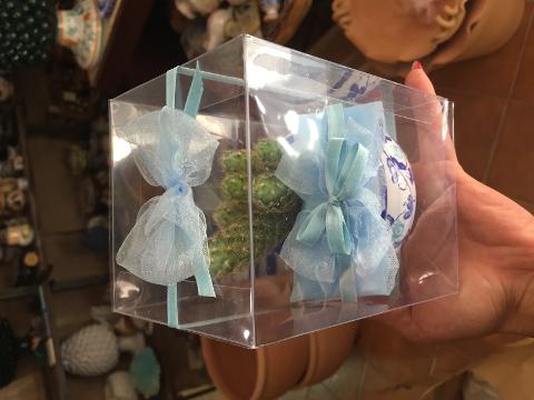 Vasetto porta pianta - Bomboniera matrimonio, battesimo, comunione, laurea, nascita, anniversari Laura Buzzetta Sicilia