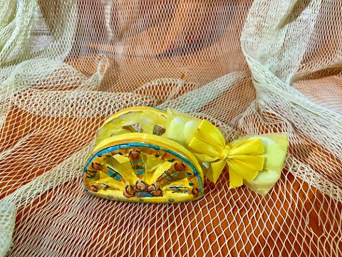 Ruota carretto siciliano - Bomboniera matrimonio, battesimo, comunione, laurea. Laura Buzzetta Sicilia