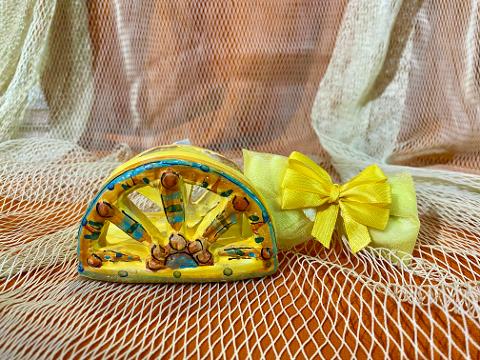 Ruota carretto siciliano - Bomboniera matrimonio, battesimo, comunione, laurea. Laura Buzzetta Sicilia