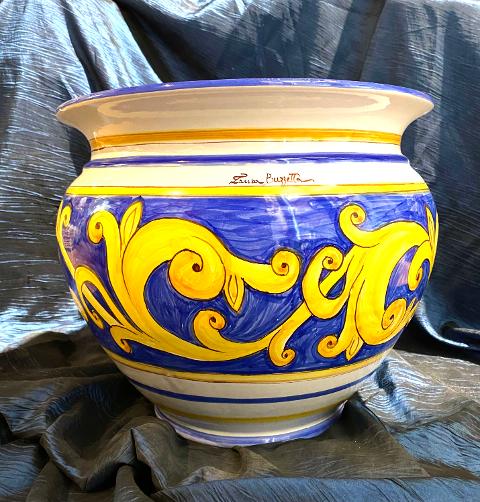 Cachepot in ceramica Laura Buzzetta Sicilia