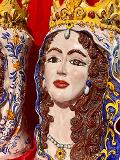 Teste di Moro - Normanne altezza 35 cm Laura Buzzetta ceramica arredo