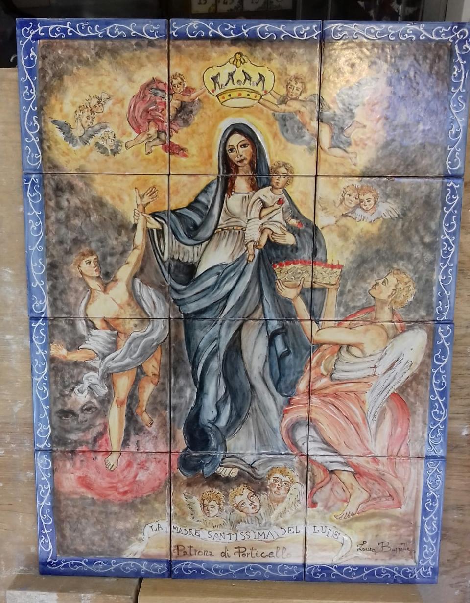 Pannello Madonna del Lume di Porticello