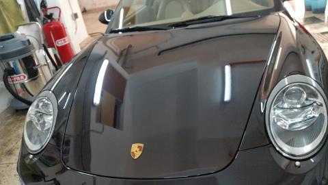 Trattamento cera con Polish Express per la carrozzeria auto