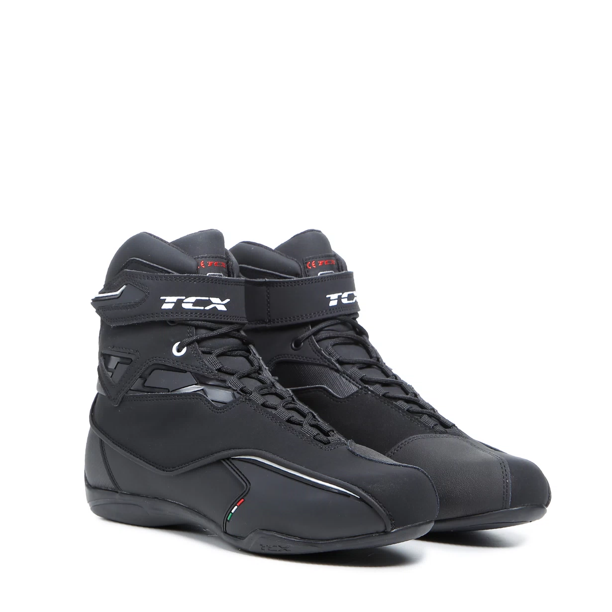 ZETA WP Scarpe moto certificate impermeabili. TCX BLACK