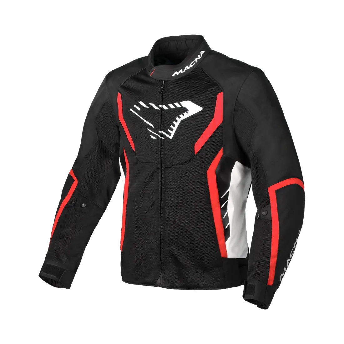 GRISCO TEX GIACCA  ESTIVA TRAFORATO MACNA BLACK WHITE RED