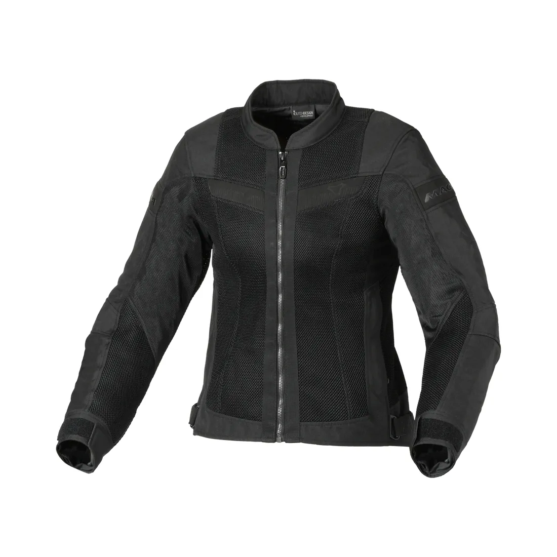 VELOTURA LADY GIACCA DONNA ESTIVA TRAFORATA CON PROTEZIONI MACNA BLACK
