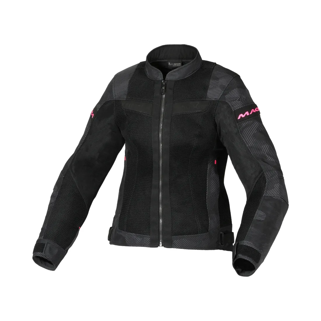 VELOTURA LADY GIACCA DONNA ESTIVA TRAFORATA CON PROTEZIONI MACNA CAMOUFLAGE