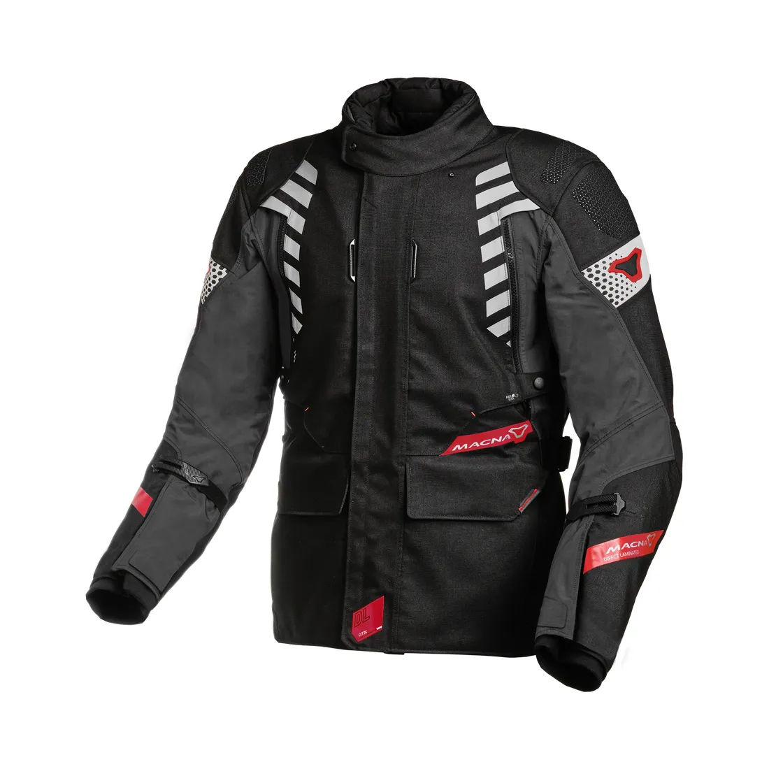 ULTIMAX GIACCA LAMINATA SFODERABILE MACNA BLACK RED
