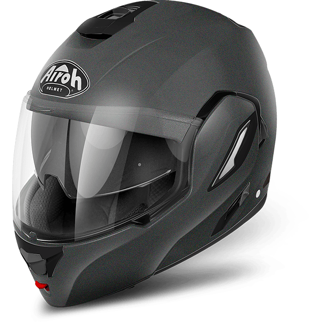 REV 19 MONOCOLORE AIROH ANTRACITE COMPLETO DI PINLOCK