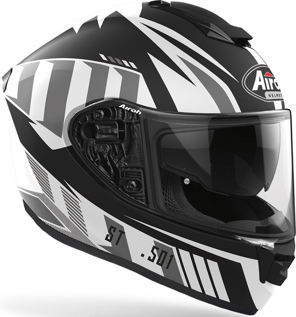 ST 501 - BLADE WHITE  AIROH CASCO FULL FACE TRI-COMPOSITE