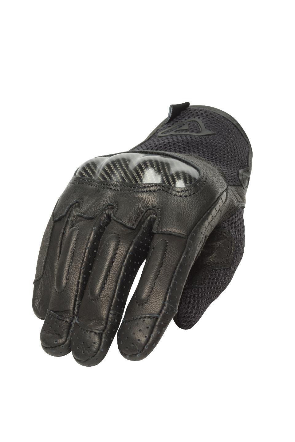 RAMSEY MY VENTED LEATHER - GUANTO ESTIVO CON PROTEZIONI  ACERBIS BLACK