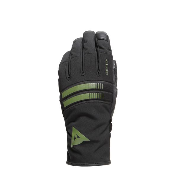 Plaza 3 D-DRY lady - Guanto urban impermeabile e anti vento DAINESE black bronze-green