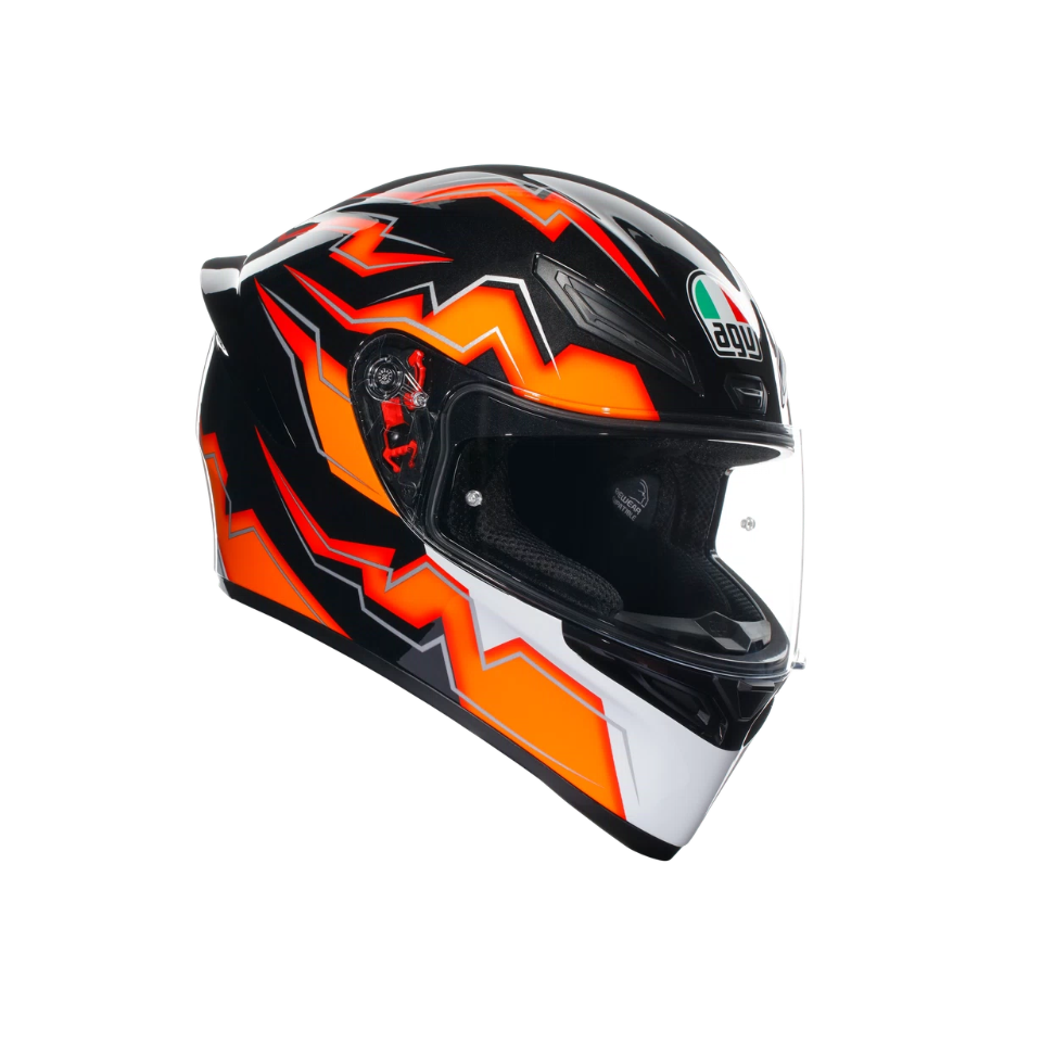 K1-S KRIPTON AGV BLACK/ORANGE GLOSS