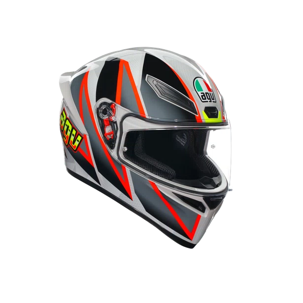 K1-S BLIPPER AGV GREY/RED GLOSS