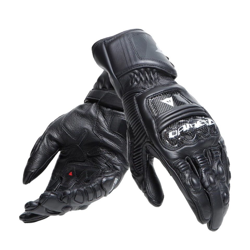 DRUID 4 LEATHER GLOVES DAINESE Guanti moto racing in pelle ovina con protezioni in carbonio sulle nocche