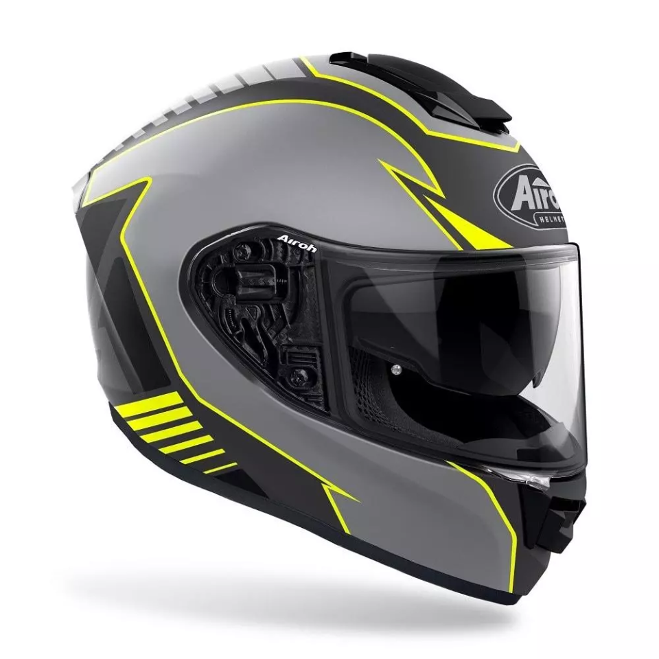 CASCO INTEGRALE FULL FACE TRI-COMPOSITE  AIROH ST 501 - TYPE YELLOW MATT