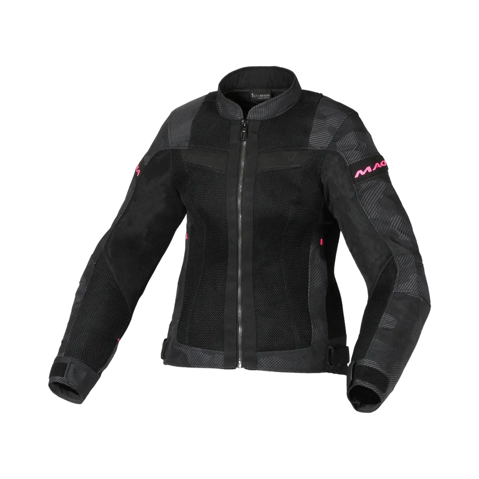 VELOTURA LADY GIACCA DONNA ESTIVA TRAFORATA CON PROTEZIONI MACNA CAMOUFLAGE