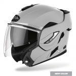 REV 19 MONOCOLORE AIROH CONCRETE GRAY COMPLETO DI PINLOCK