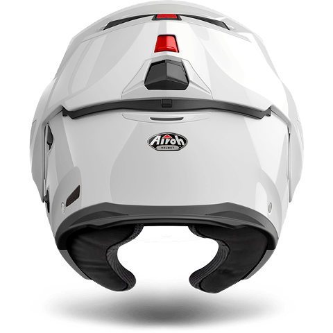 REV 19 MONOCOLORE AIROH WHITE COMPLETO DI PINLOCK