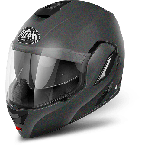 REV 19 MONOCOLORE AIROH ANTRACITE COMPLETO DI PINLOCK