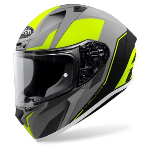 VALOR WINGS YELLOW MATT AIROH Casco ON-ROAD in resina termoplastica