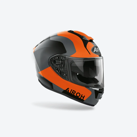 ST 501 - DOCK AIROH ORANGE MATT