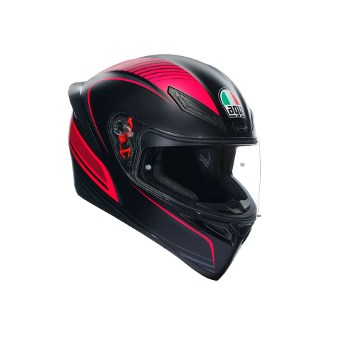 K1-S WARMUP AGV BLACK/PINK MATT