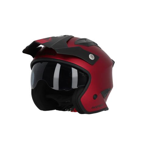 JET ARIA 22-06 METALLIC ACERBIS JET CON VISIERINO A SCOMPARSA