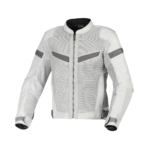 VELOTURA GIACCA ESTIVA TRAFORATA CON PROTEZIONI MACNA LIGHT GREY