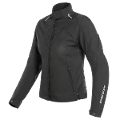 LAGUNA SECA 3 - GIUBBOTTO MOTO LADY SPORT URBAN NAKED IN CORDURA D-DRY Dainese  Black/Black/Black