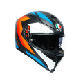 K5 S E2205 MULTI AGV CORE MATT BLACK/BLUE/ORANGE