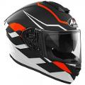 ST 501 - FROST ORANGE AIROH CASCO FULL FACE TRI-COMPOSITE