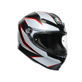 K6 E2205 MULTI AGV FLASH MATT BLACK/GREY/RED