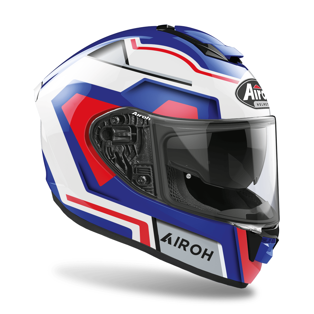 ST 501 -  SQUARE AIROH BLU/ RED/ WHITE