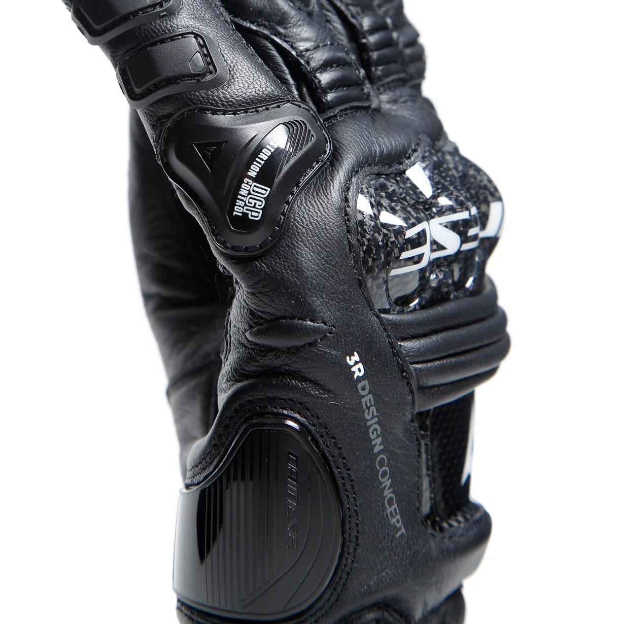 DRUID 4 LEATHER GLOVES DAINESE Guanti moto racing in pelle ovina con protezioni in carbonio sulle nocche