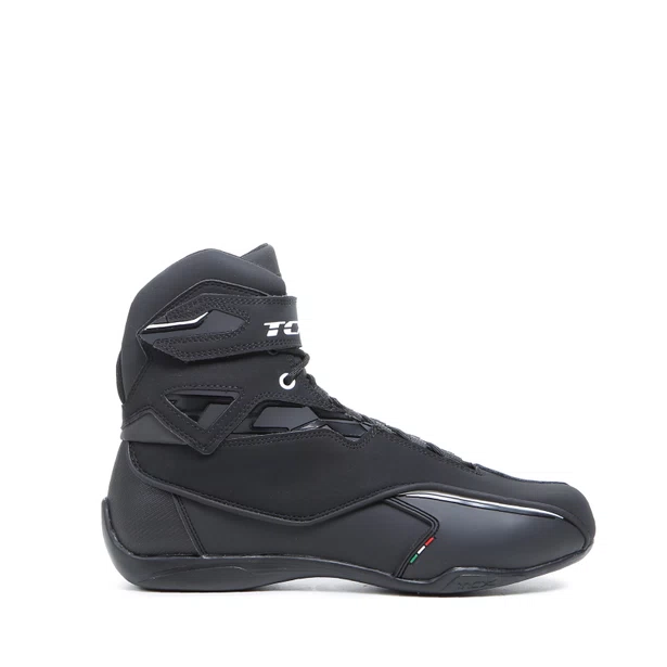 ZETA WP Scarpe moto certificate impermeabili. TCX BLACK