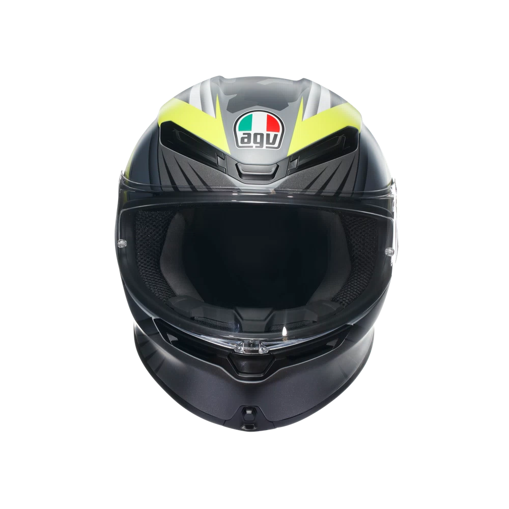 K6 S E2206 INTEGRALE/FULL FACE AGV EXCITE MATT CAMO/YELLOW FLUO