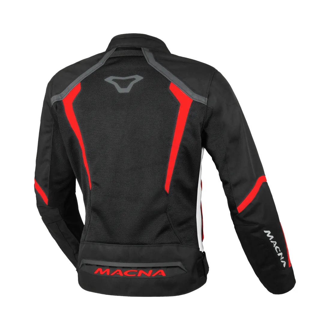GRISCA TEX GIACCA  ESTIVA TRAFORATO LADY MACNA BLACK WHITE RED