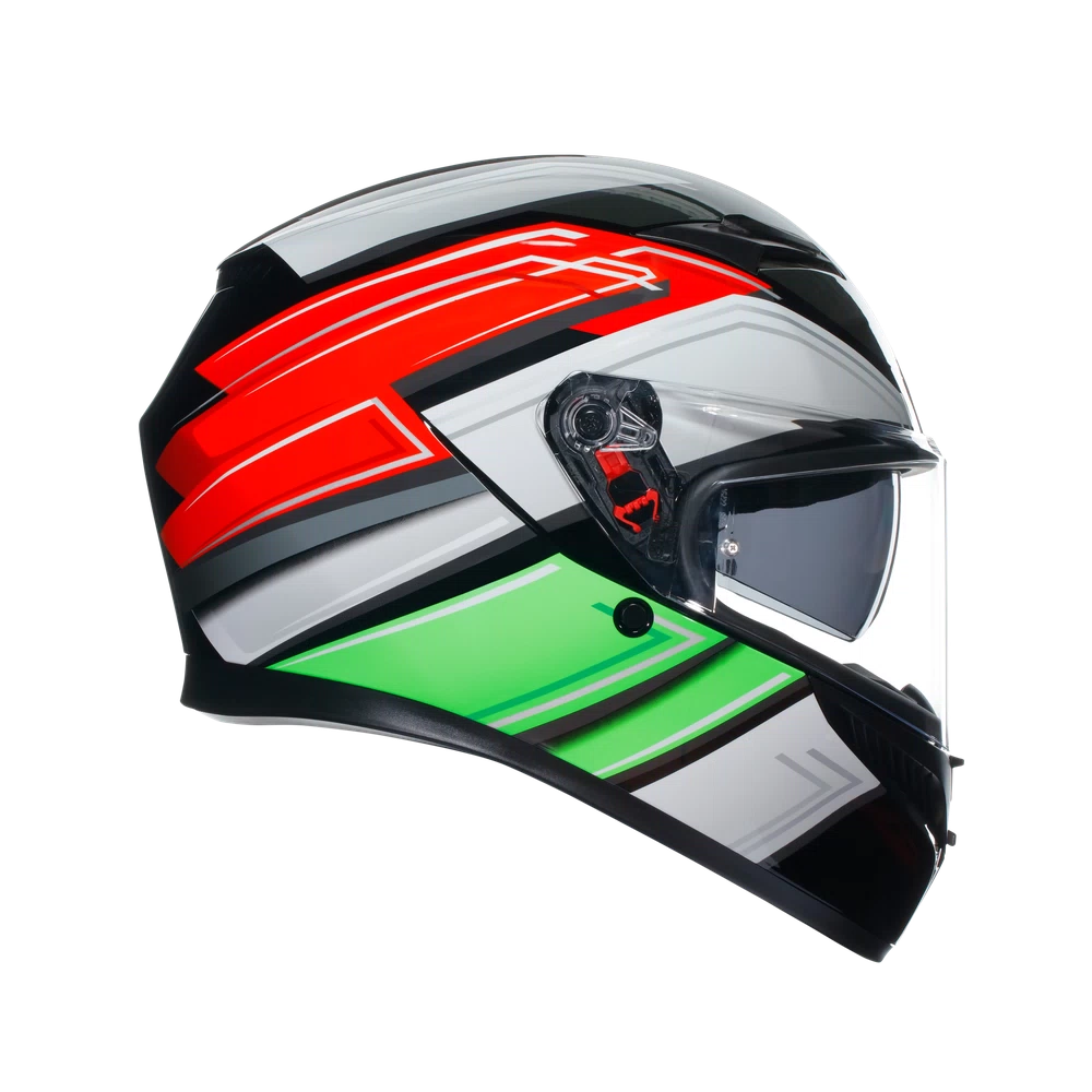 K3 CASCO MOTO INTEGRALE 2206 AGV WING BLACK/ITALY