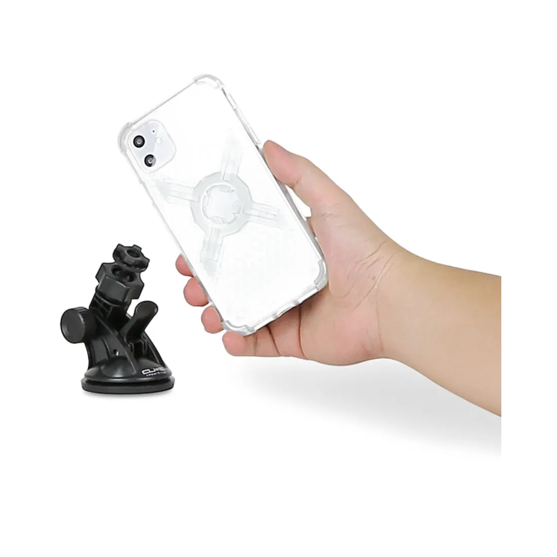 COVER IPHONE XR / 11 X-GUARD - INTUITIVE CUBE CLEAR - TRASPARENTE
