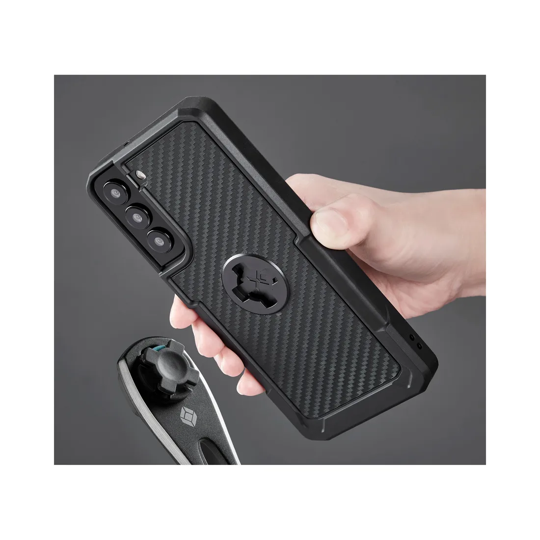 COVER SAMSUNG GALAXY S22+ - PLUS X-GUARD - INTUITIVE CUBE black