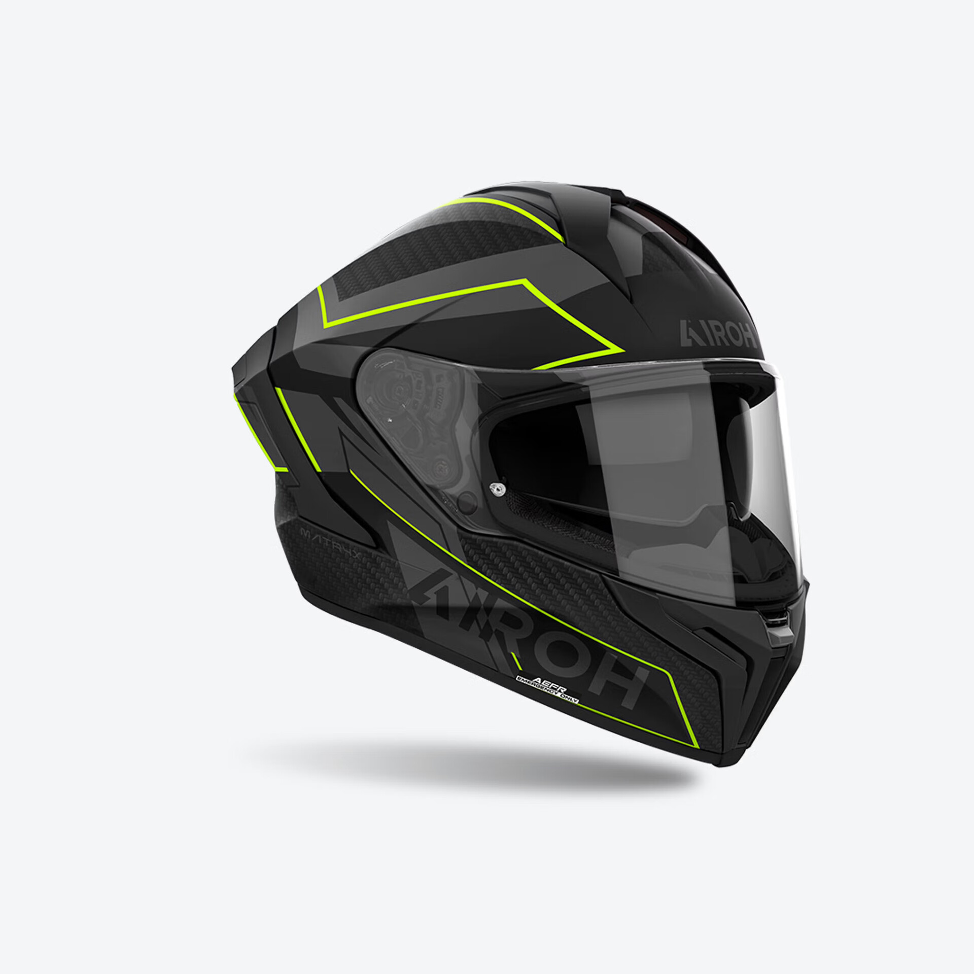 MATRYX SENTINEL YELLOW - INTEGRALE/FULL-FACE COMPOSITE FIBER-FIBRE COMPOSTE AIROH GRAFICA