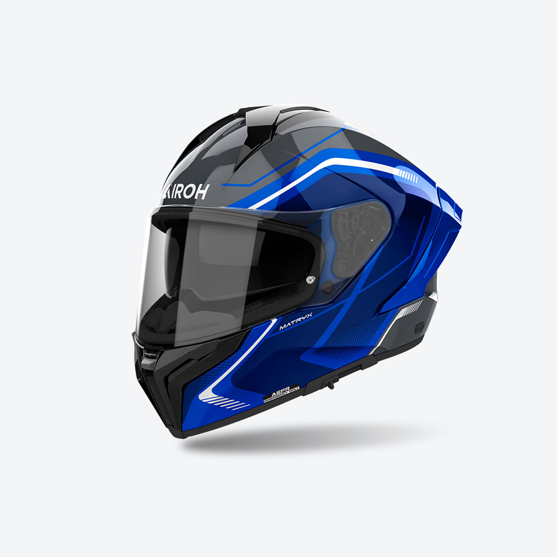 MATRYX WIDE BLUE - INTEGRALE/FULL-FACE COMPOSITE FIBER-FIBRE COMPOSTE AIROH GRAFICA