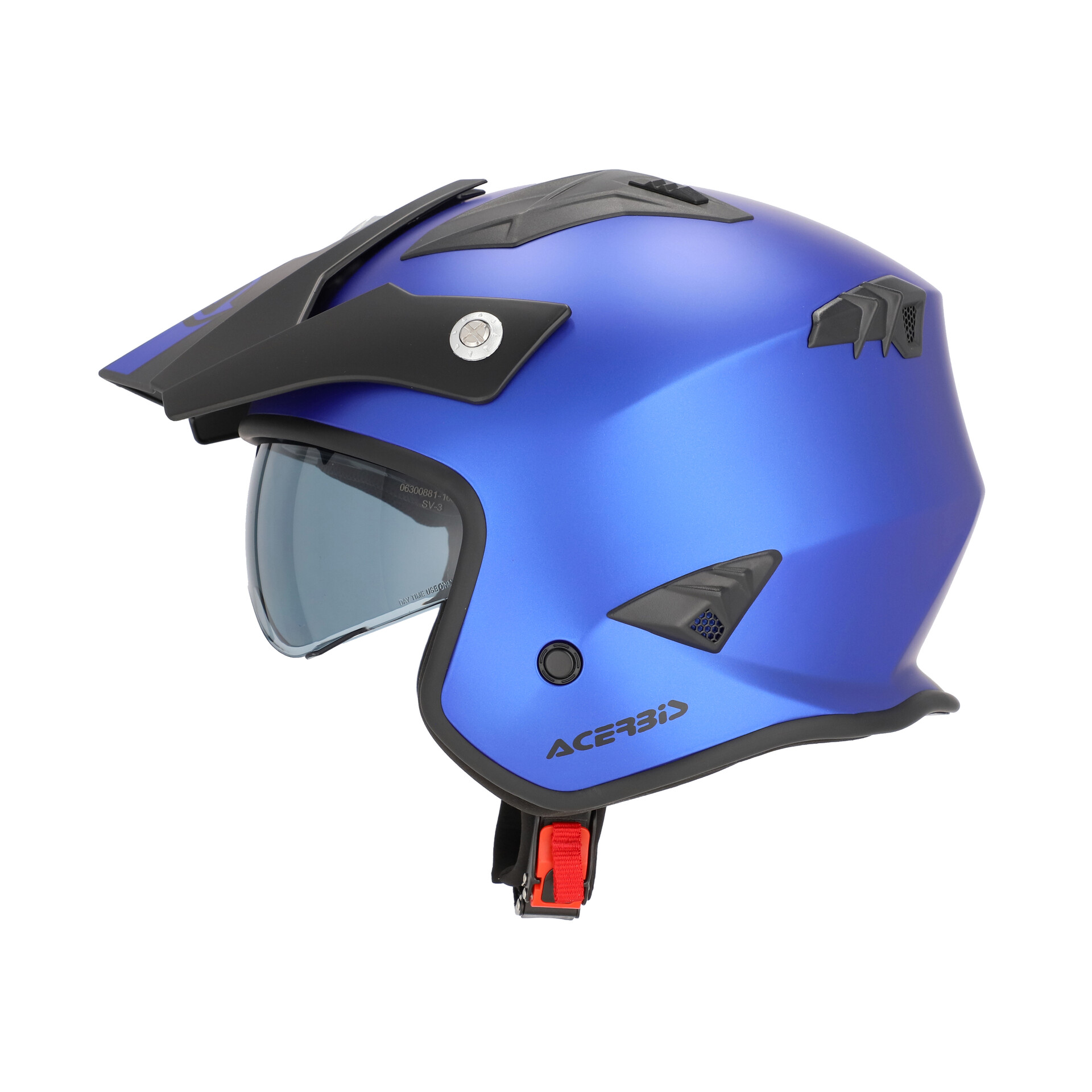 JET ARIA   SPECIAL BLU ACERBIS JET CON VISIERINO A SCOMPARSA